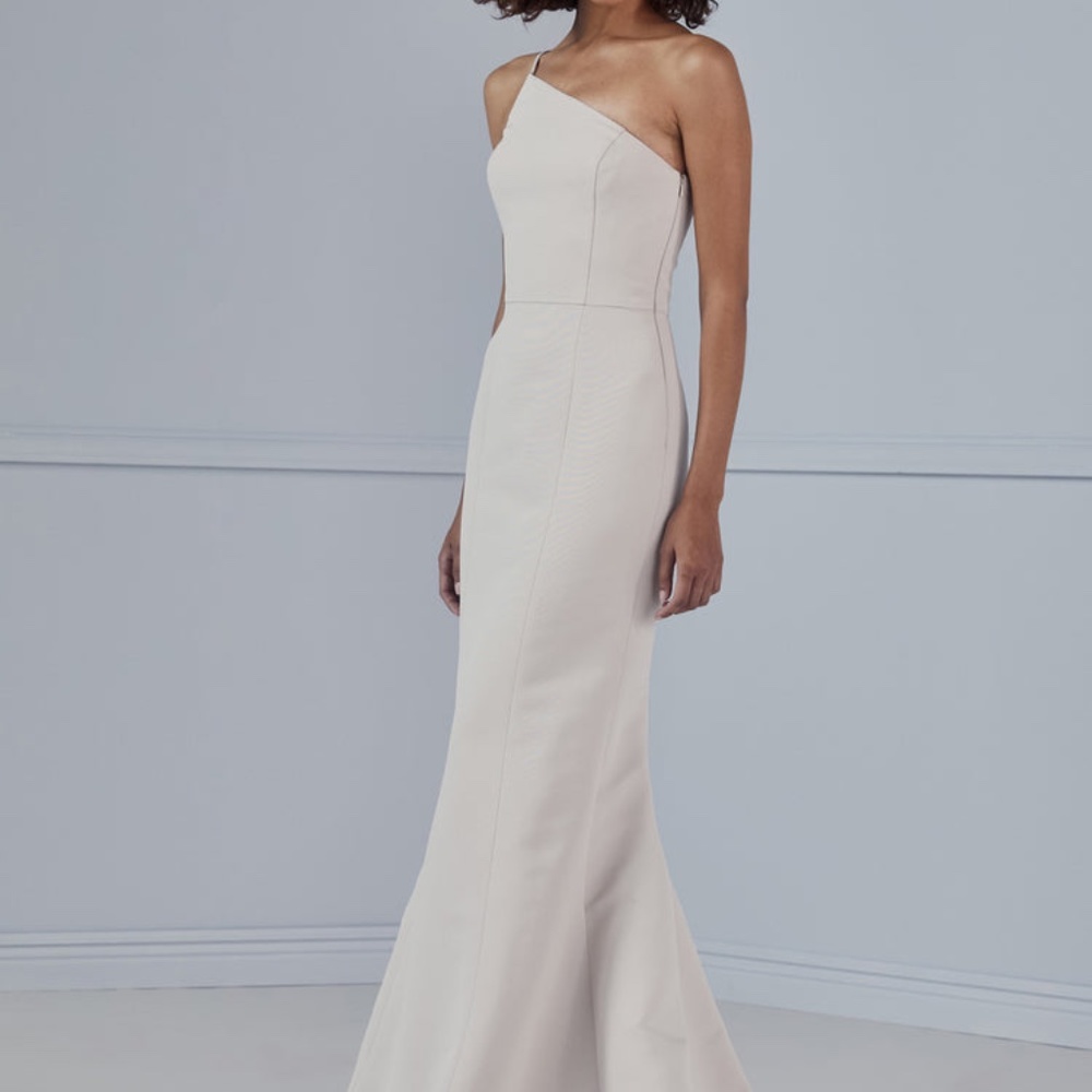 Amsale Cecilia Dress, Platinum
